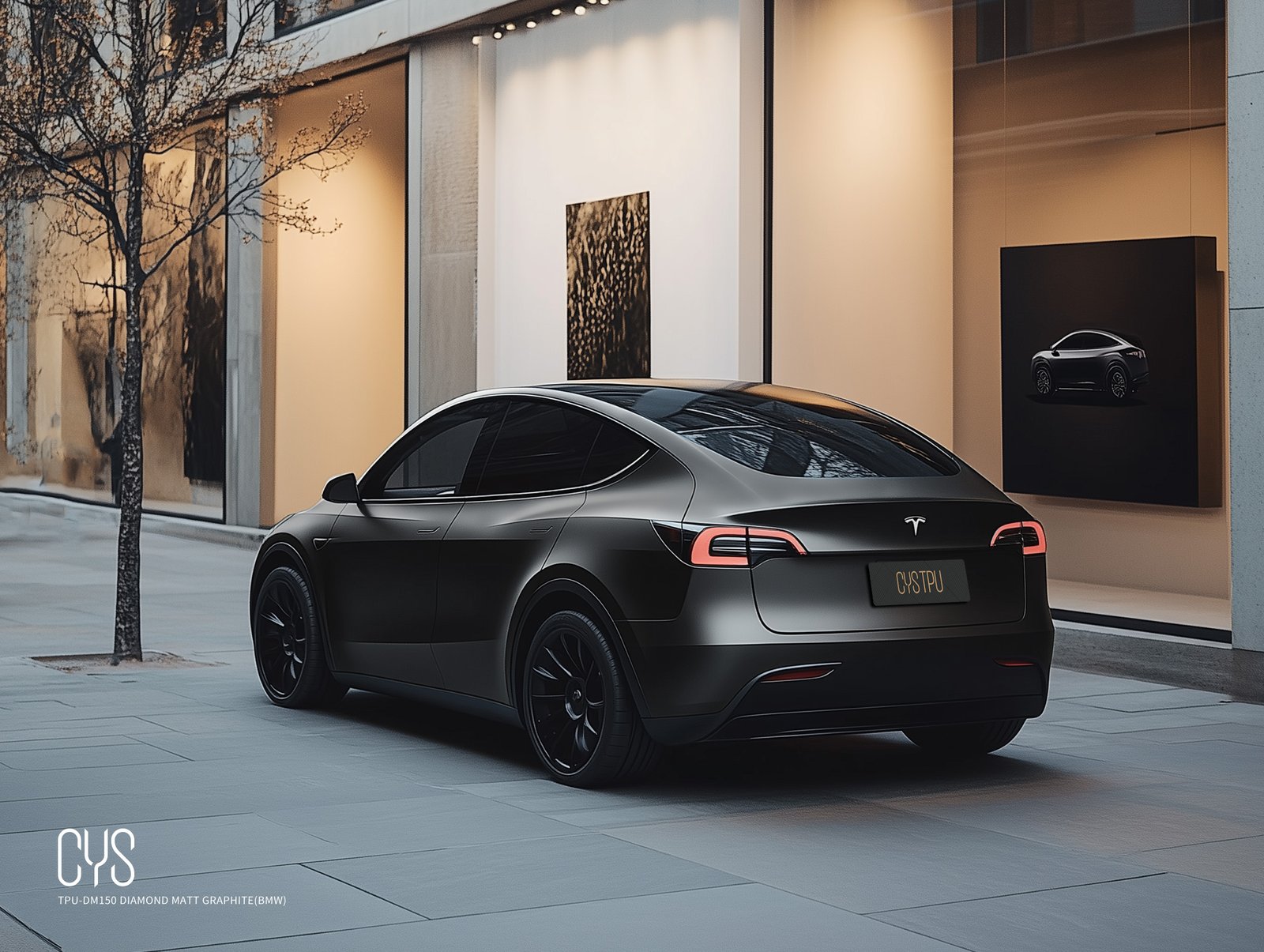 TPU-DM150 亚光钻石石墨灰 特斯拉model y4(1)