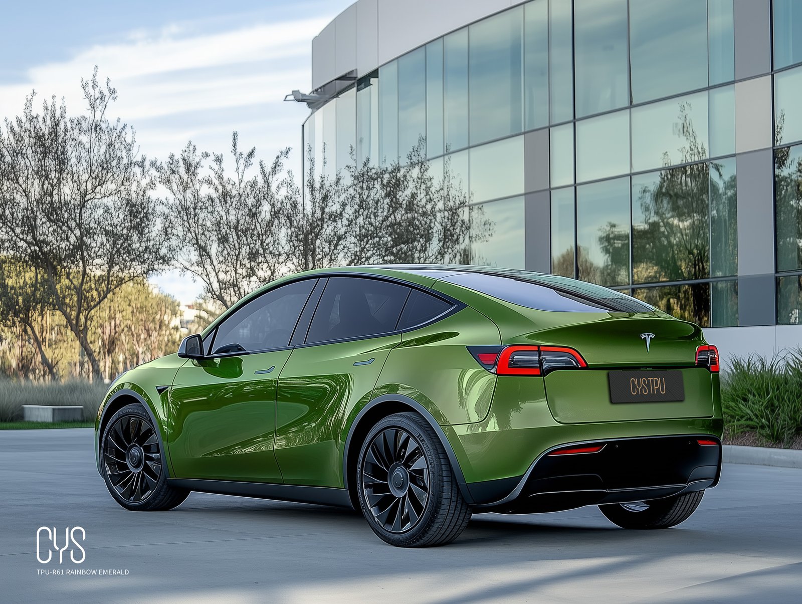 TPU-R61 彩虹祖母绿 特斯拉model y4(1)